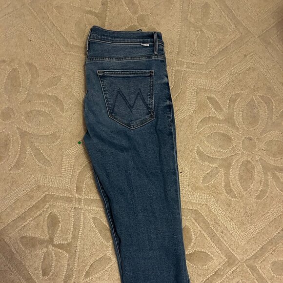 MOTHER Women's The Insider Crop Step Fray Jeans size 30 - Picture 5 of 6